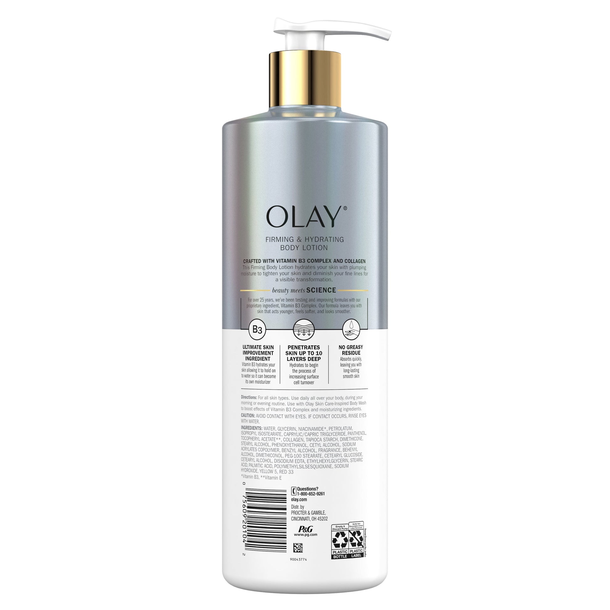 Firming Body Lotion, Hydrating, Collagen, Pump 17 Fl Oz