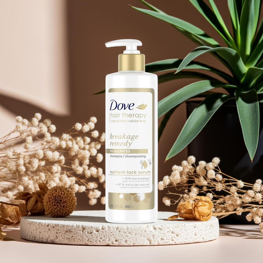Dove Hair Therapy Breakage Remedy Shampoo – Strengthen Fragile Hair