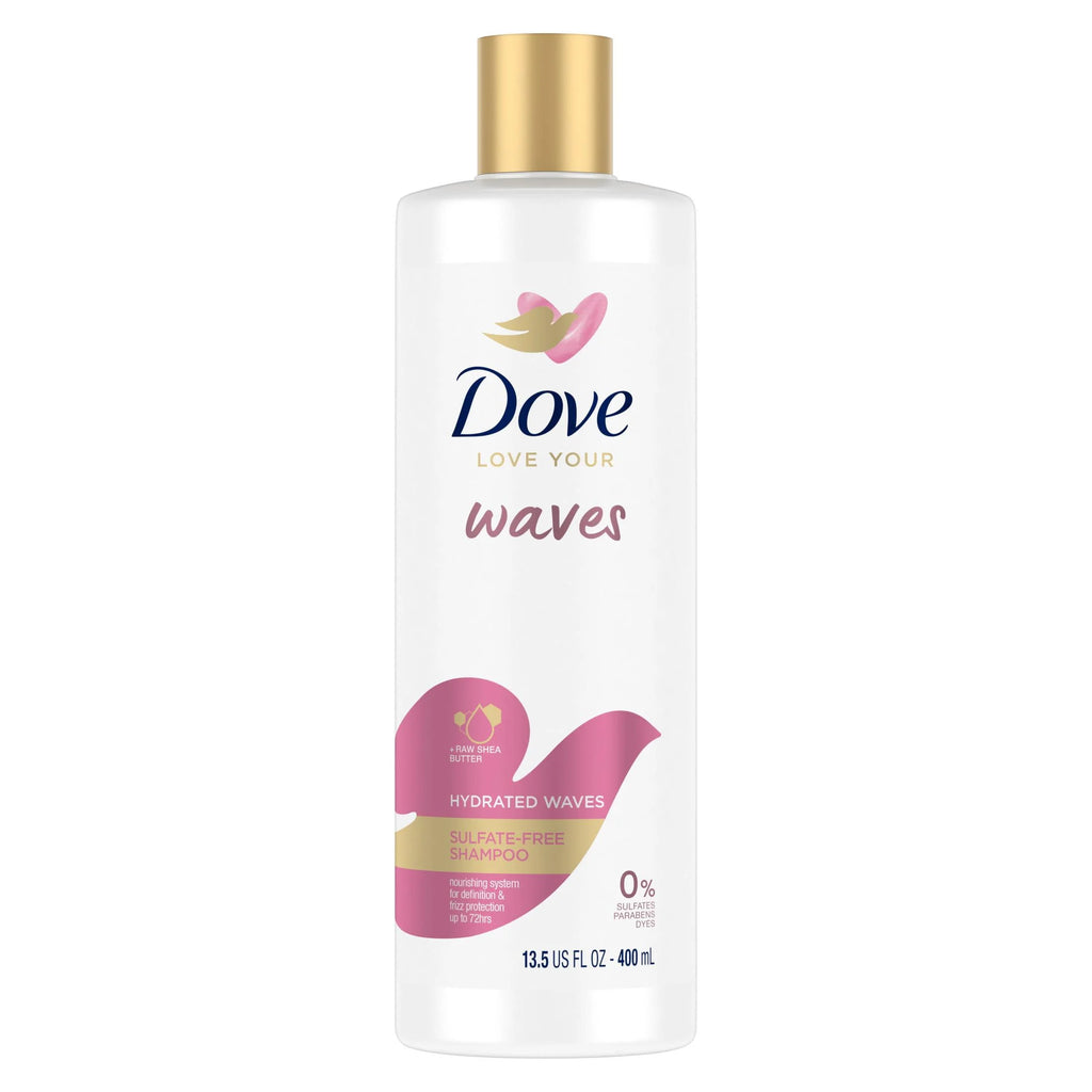 Dove Hydrated Waves Sulfate-Free Moisturizing Shampoo 13.5 oz