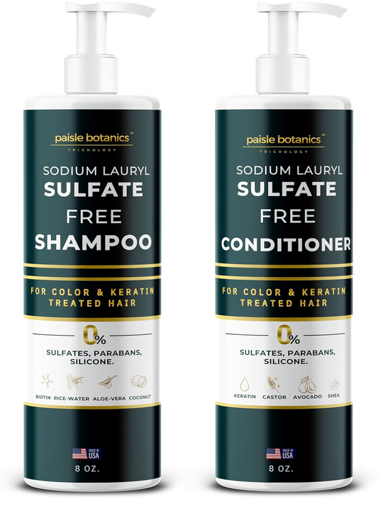 Paisle Botanics Sulfate-Free Shampoo & Conditioner Set