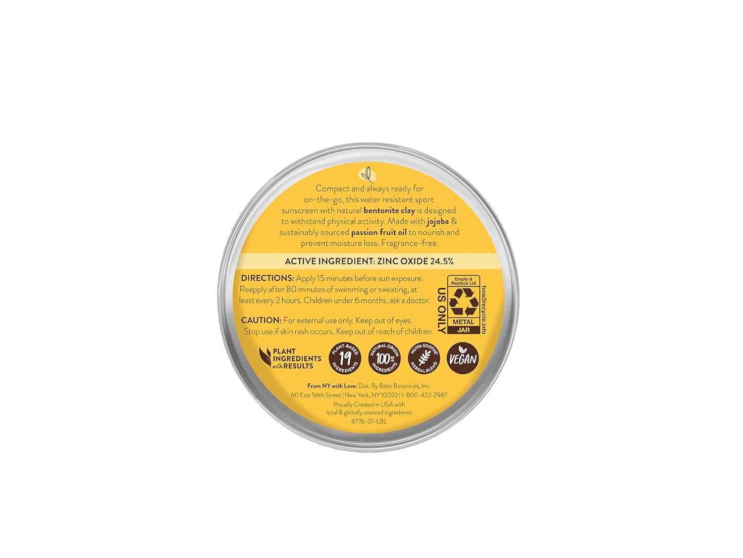 Swim & Sport Mineral Sunscreen Balm SPF50 - Natural Zinc Oxide - for Face & Body - for All Ages - Dermatologist Tested - Cruelty-Free - Fragrance-Free - EWG Verified - Water Resistant