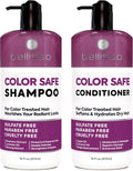 Color Safe Shampoo and Conditioner Set for Dyed and Treated Hair - Sulfate and Paraben Free, Moisturizing Formula with Rosemary for Enhanced Fade Protection for All Hair Types
