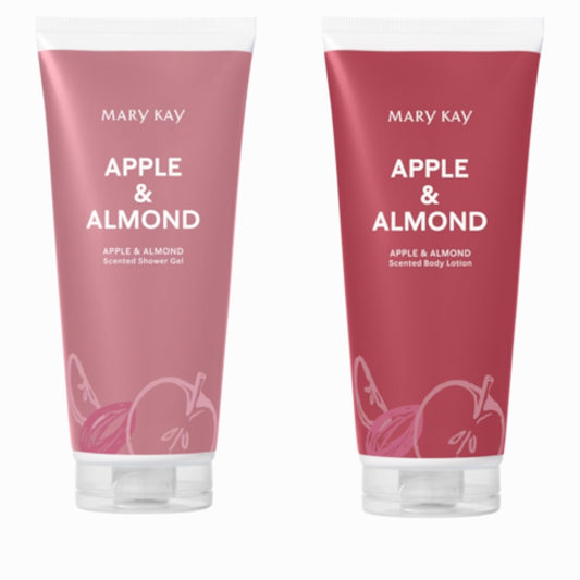 Mary Kay Apple & Almond Fragrance Body Lotion and Shower Gel Set