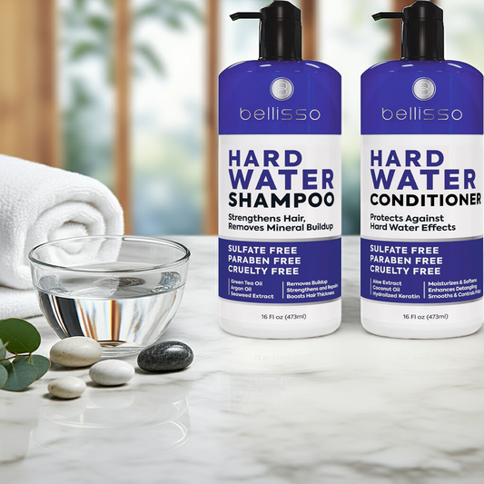 Bellisso Hard Water Shampoo & Conditioner – Sulfate-Free Hair Care for Hard Water & Mineral Build-Up