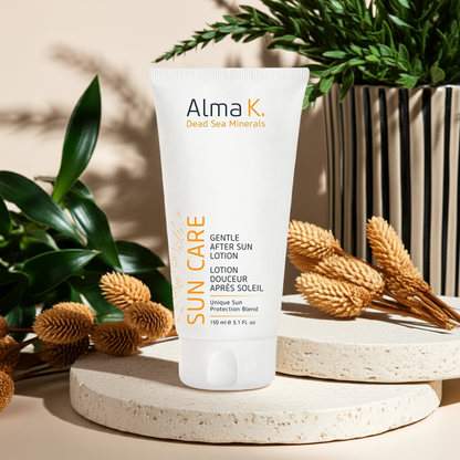 Alma K Gentle After Sun Lotion – Aloe & Dead Sea Minerals for Sunburn Relief and Hydration