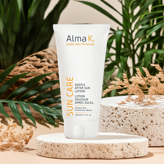 Alma K Gentle After Sun Lotion – Aloe & Dead Sea Minerals for Sunburn Relief and Hydration
