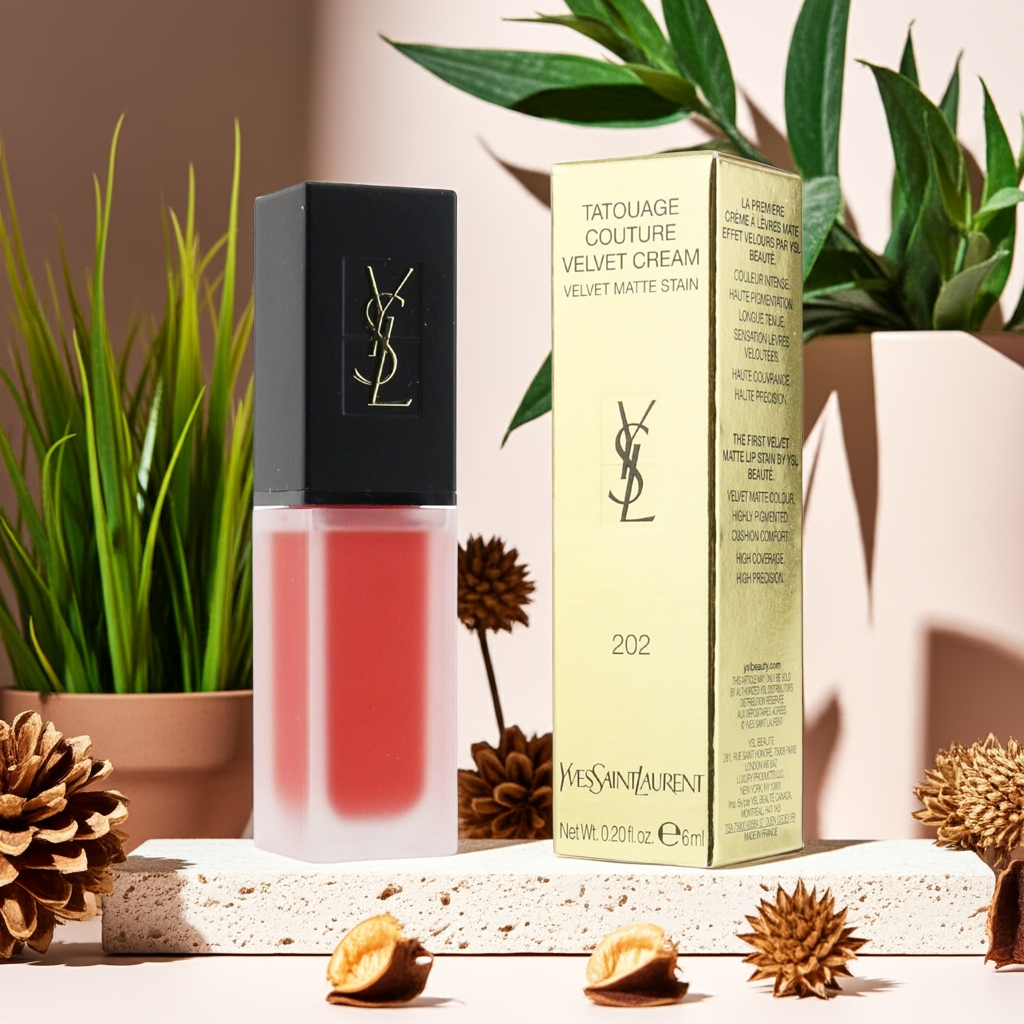 Tatouage Couture Velvet Lipstick 202 – Long-Lasting, Weightless Matte Color