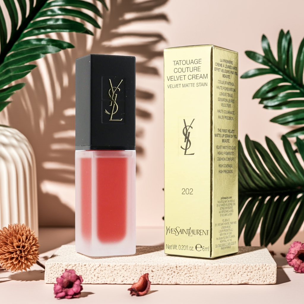 Tatouage Couture Velvet Lipstick 202 – Long-Lasting, Weightless Matte Color
