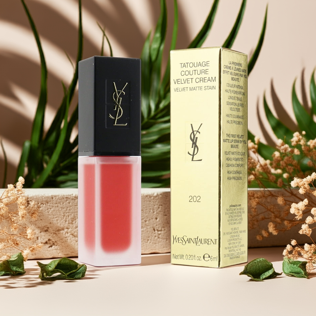 Tatouage Couture Velvet Lipstick 202 – Long-Lasting, Weightless Matte Color