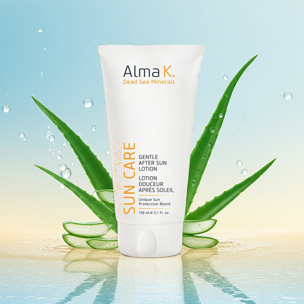 Alma K Gentle After Sun Lotion – Aloe & Dead Sea Minerals for Sunburn Relief and Hydration