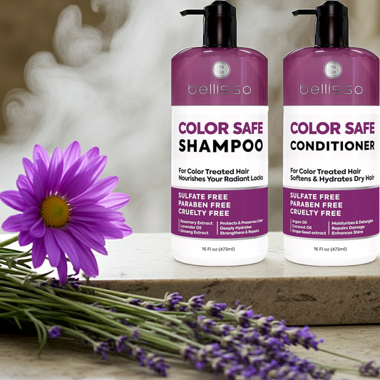 Bellisso Color-Safe Shampoo & Conditioner – Sulfate-Free Fade Protection for Color-Treated Hair