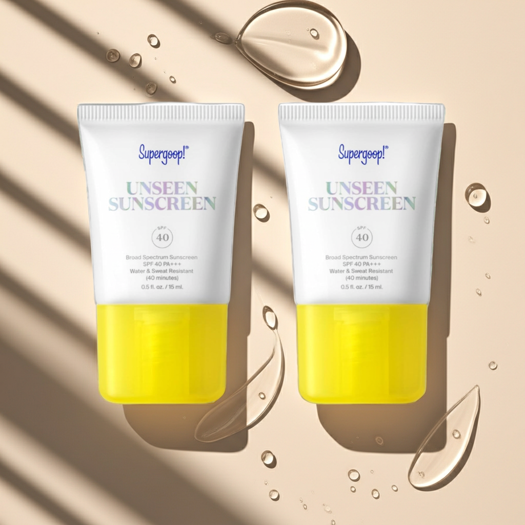 Unseen Sunscreen SPF 40 – Weightless, Invisible UV Protection & Makeup Primer