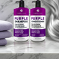 Bellisso Purple Shampoo & Conditioner – Sulfate & Paraben-Free Toner for Blonde, Silver & Grey Hair