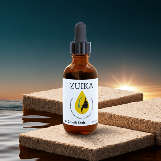 Hair Growth Tonic 2oz – Biotin, Turmeric & Caffeine for Thicker, Fuller Hair