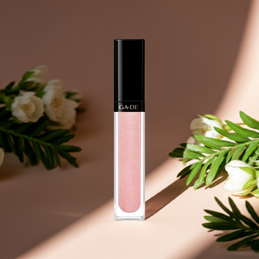 GA-DE Crystal Lights Lip Gloss - Infused with Light-Reflecting Crystal Pearls for Silky Smooth Application, Rich Color, Hydration, and Shine