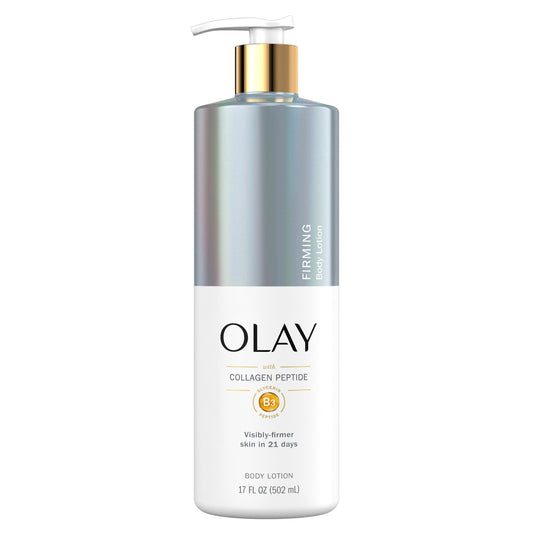 Olay Firming &amp; Hydrating Body Lotion, Hydrating, Collagen, Pump 17 Fl Oz