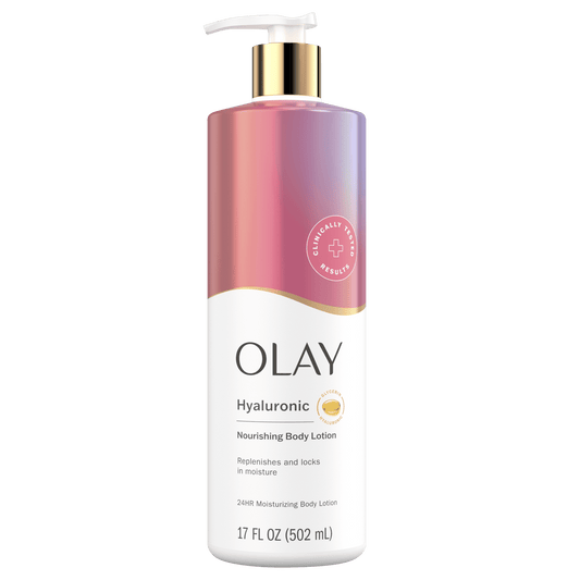Olay Nourishing &amp; Hydrating Body Lotion with Hyaluronic Acid – 17 Fl oz