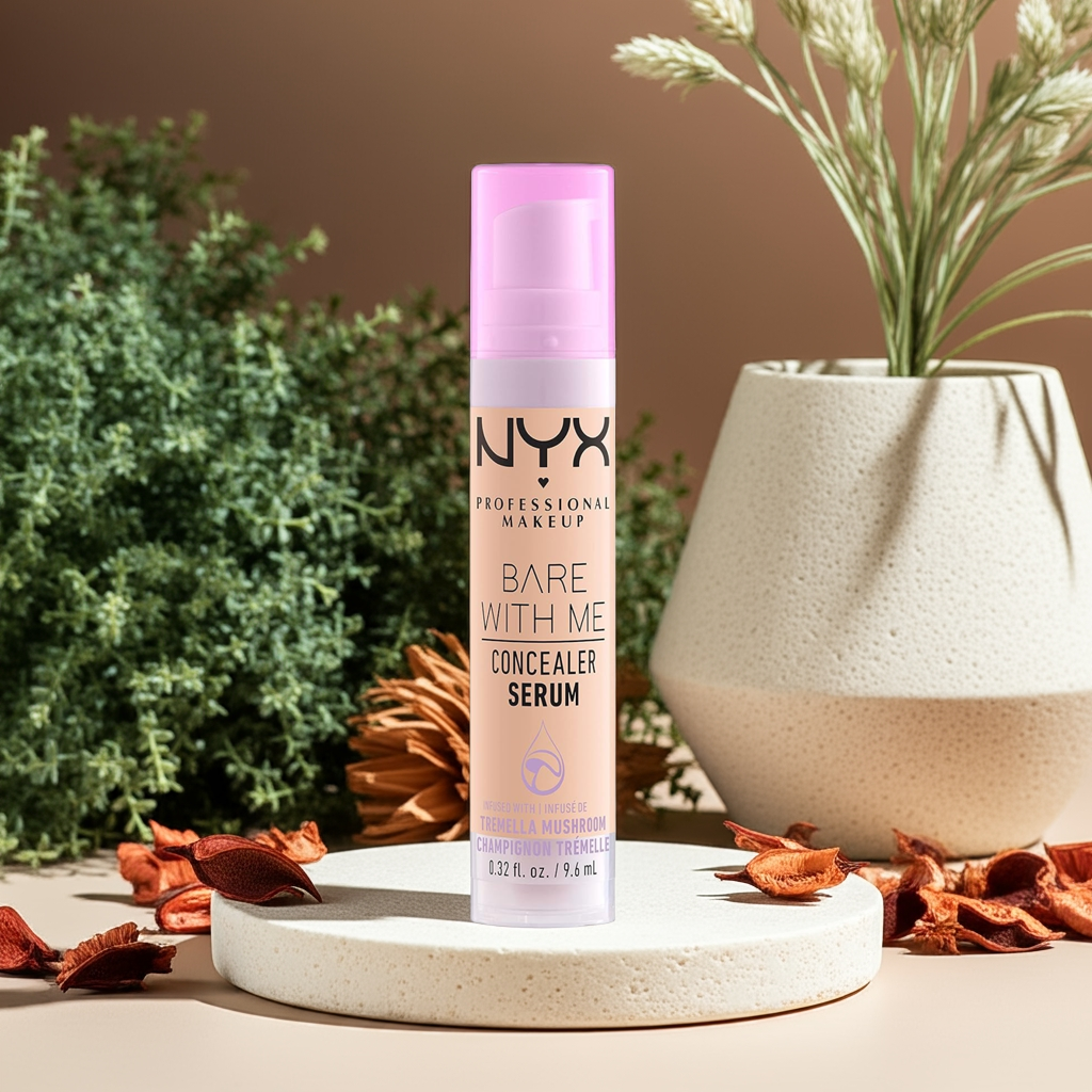 Bare with Me Concealer Serum Vanilla – 24H Hydrating, Natural-Finish Concealer