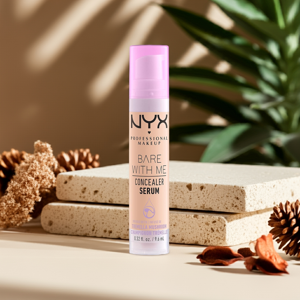 Bare with Me Concealer Serum Vanilla – 24H Hydrating, Natural-Finish Concealer