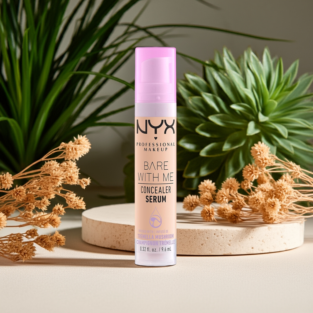 Bare with Me Concealer Serum Vanilla – 24H Hydrating, Natural-Finish Concealer