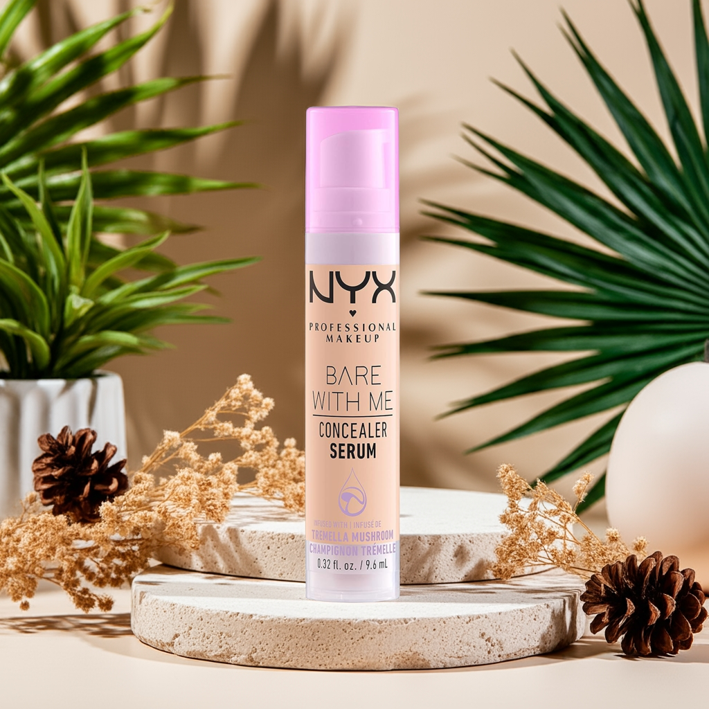 Bare with Me Concealer Serum Vanilla – 24H Hydrating, Natural-Finish Concealer