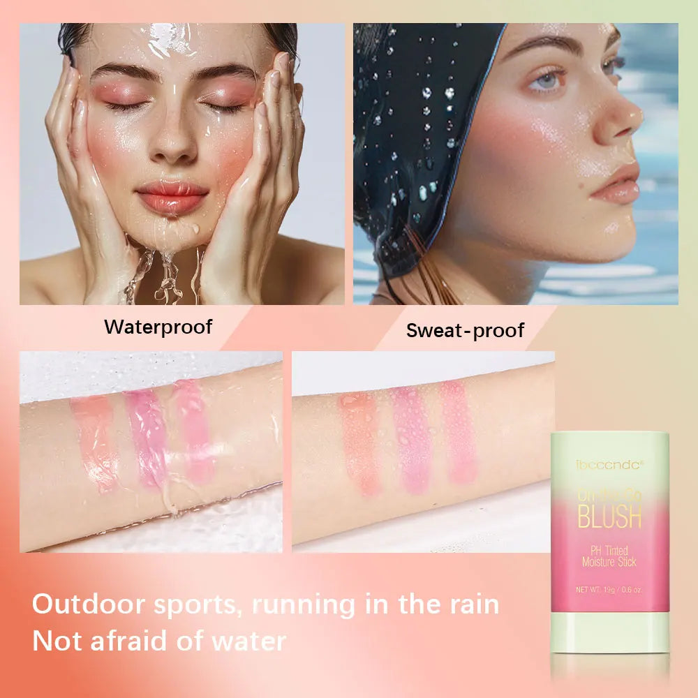 Elevate Your Beauty Routine with the Temperature Change 3-in-1 Cheek & Lip Tinted Pixiblush Stick – Your Go-To for a Radiant Glow!