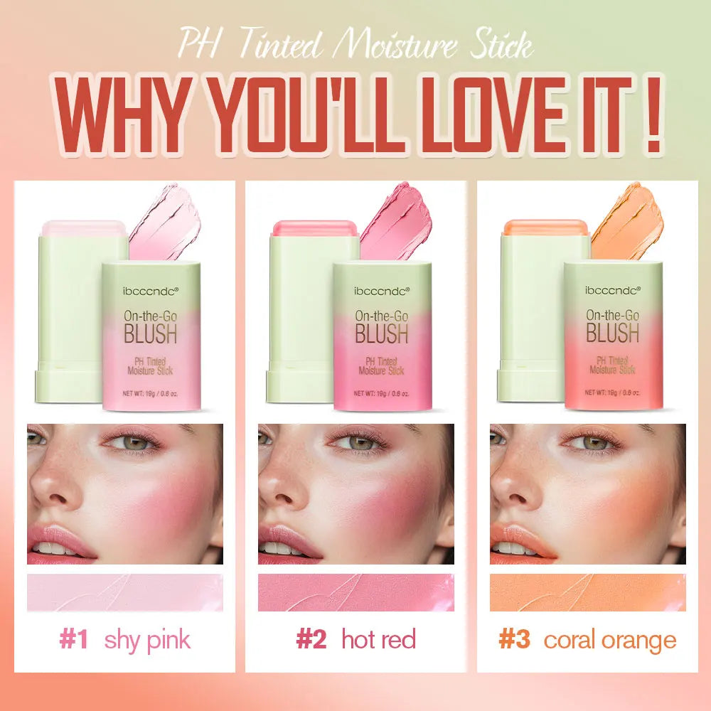 Elevate Your Beauty Routine with the Temperature Change 3-in-1 Cheek & Lip Tinted Pixiblush Stick – Your Go-To for a Radiant Glow!