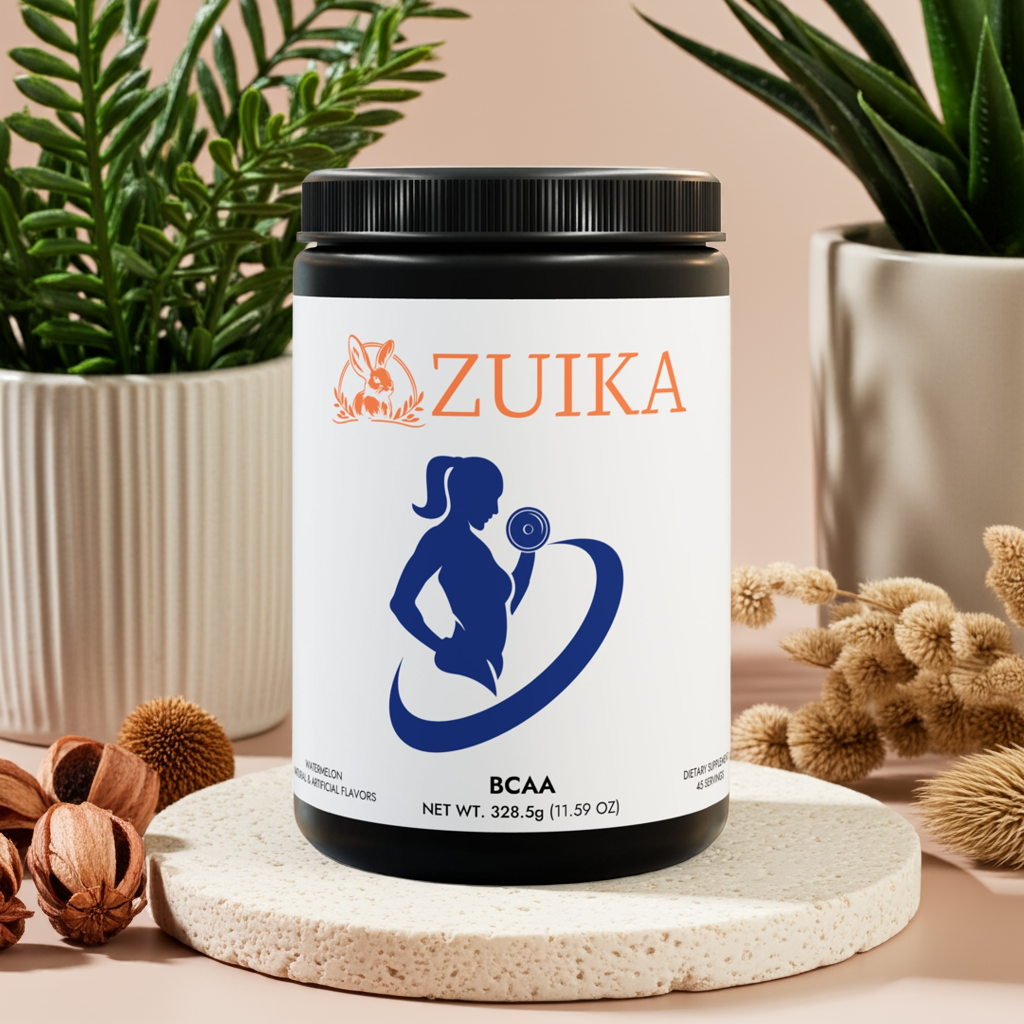 Zuika BCAA Powder – 2:1:1 Branched-Chain Amino Acids with L-Glutamine & Vitamin B6