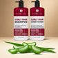 Curly Hair Shampoo & Conditioner – Sulfate-Free, Moisturizing Care