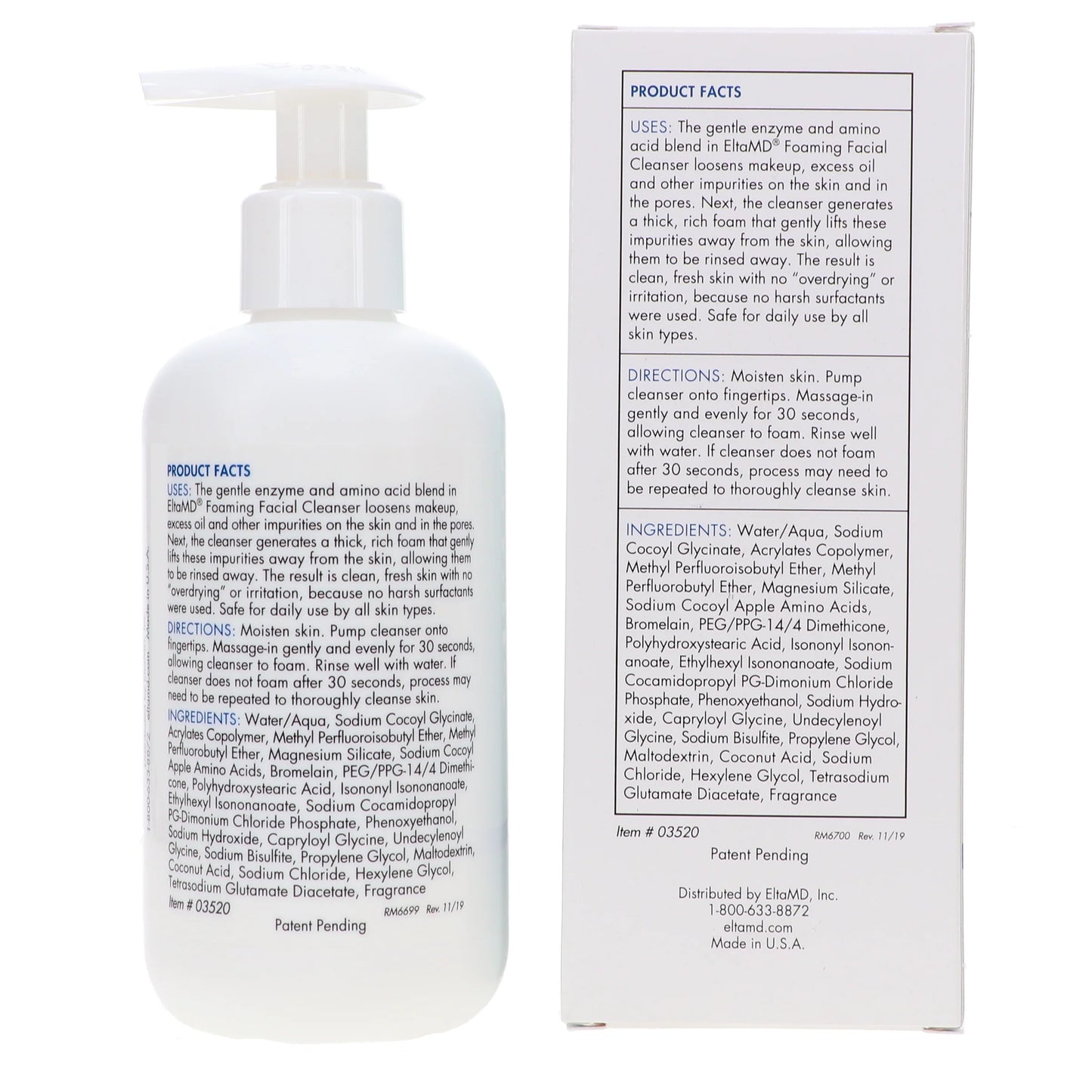 Foaming Facial Cleanser, 7Oz