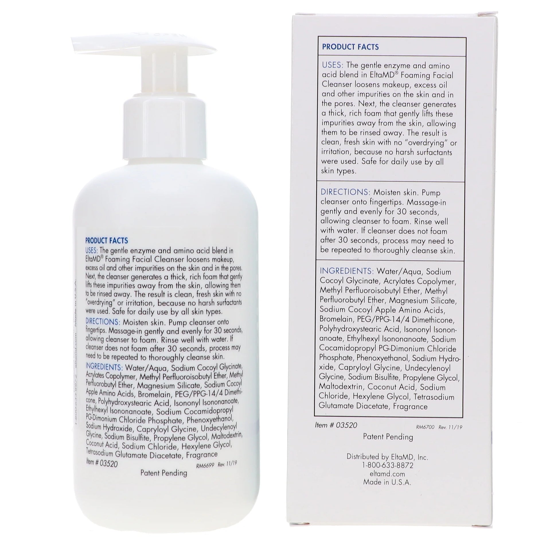 Foaming Facial Cleanser, 7Oz