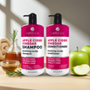 Bellisso Apple Cider Vinegar Shampoo & Conditioner – Sulfate-Free, Strengthening Hair