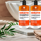 Revitalize Your Hair with Bellisso's Sulfate-Free Keratin Shampoo & Conditioner Set - Anti-Frizz & Strengthening Formula