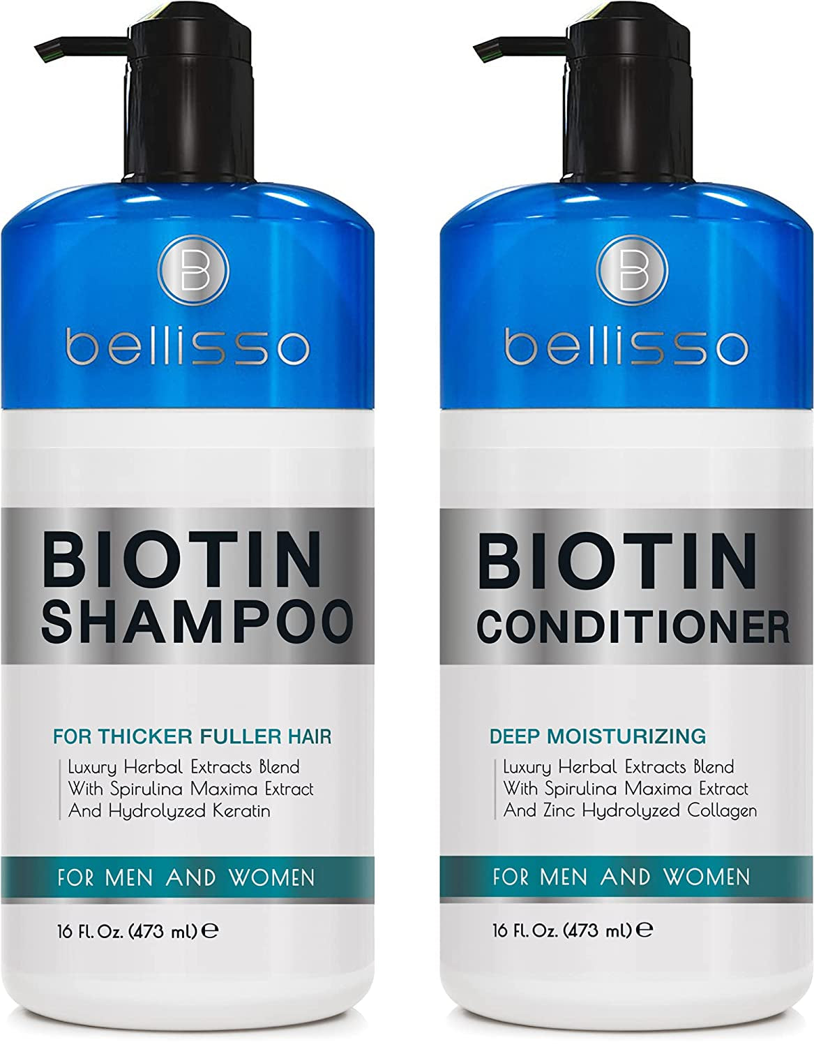 Bellisso Biotin Thickening Shampoo & Conditioner Set