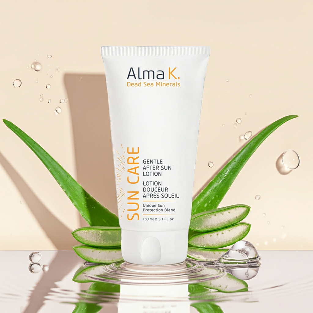 Alma K Gentle After Sun Lotion – Aloe & Dead Sea Minerals for Sunburn Relief and Hydration