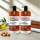 Bellisso Moroccan Argan Oil Shampoo & Conditioner – Sulfate-Free Hydrating Hair Care for Dry, Wavy & Curly Hair