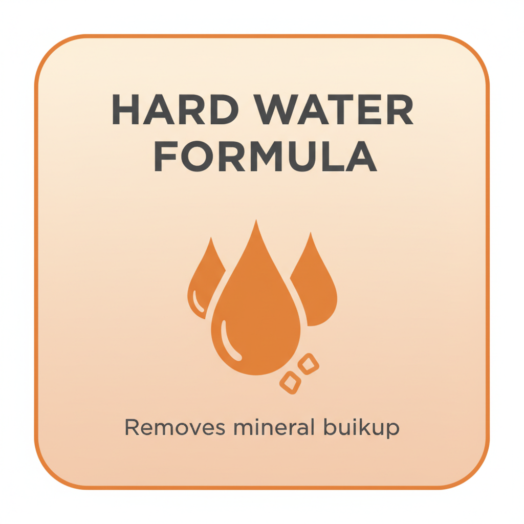 Hard Water Formula Badge