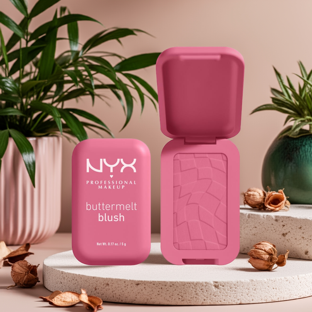 Buttermelt Powder Blush For the Butta – Fade & Transfer-Resistant, 12H Wear, Vegan