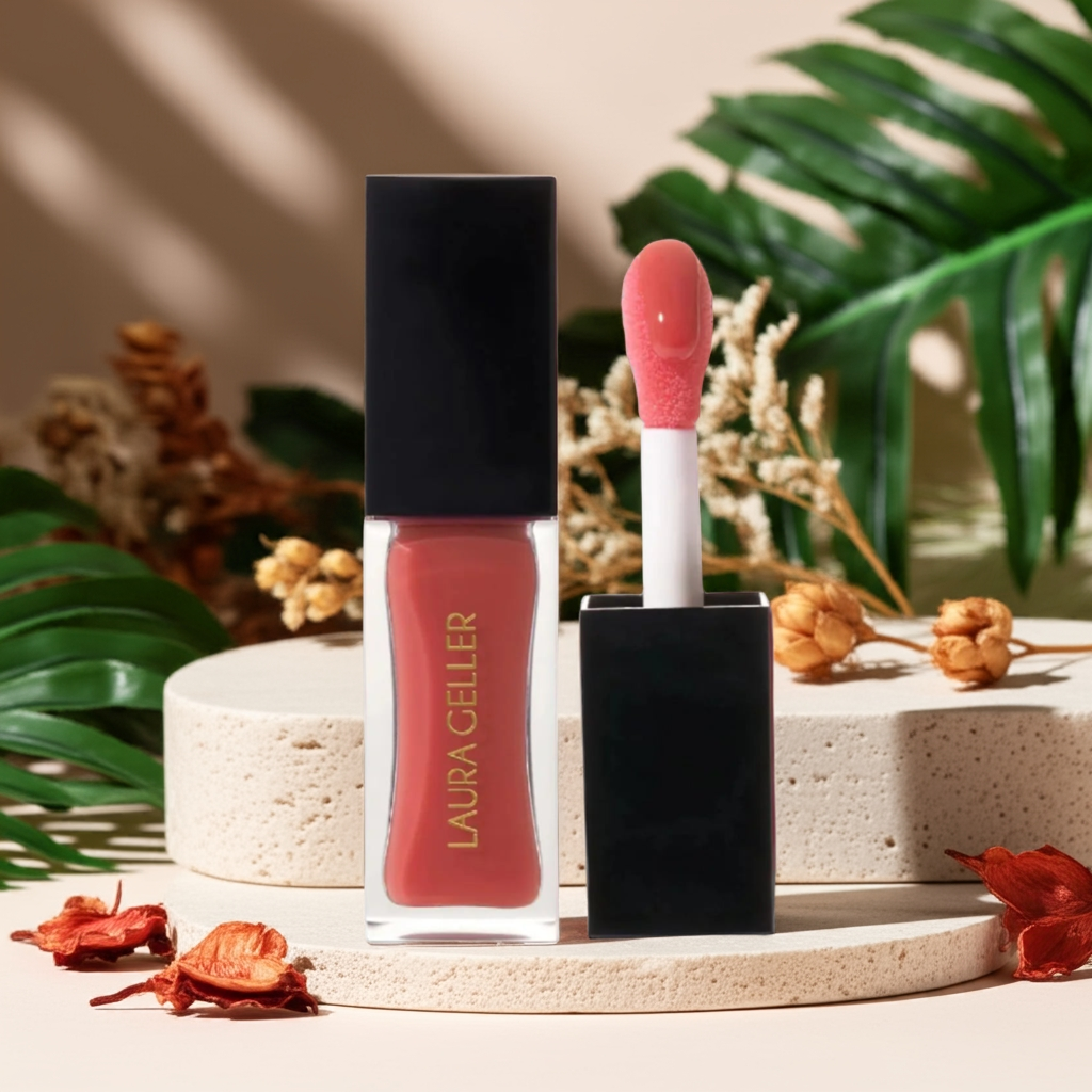 Fine Shine Glossy Lip Oil Rose Garden – Hydrating, Non-Sticky Glossy Lip Care