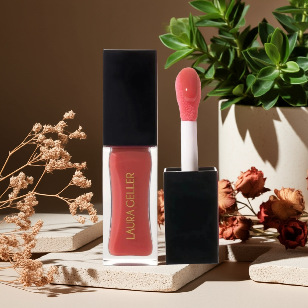 Fine Shine Glossy Lip Oil Rose Garden – Hydrating, Non-Sticky Glossy Lip Care