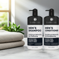 Bellisso Men’s Biotin Shampoo & Conditioner – Sulfate-Free, Refreshing & Strengthening Hair Care