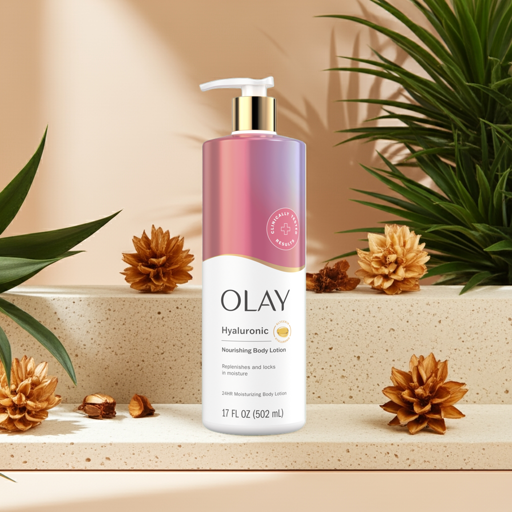 Olay Nourishing & Hydrating Body Lotion – With Hyaluronic Acid