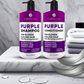 Bellisso Purple Shampoo & Conditioner – Sulfate & Paraben-Free Toner for Blonde, Silver & Grey Hair