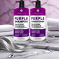 Bellisso Purple Shampoo & Conditioner – Sulfate & Paraben-Free Toner for Blonde, Silver & Grey Hair