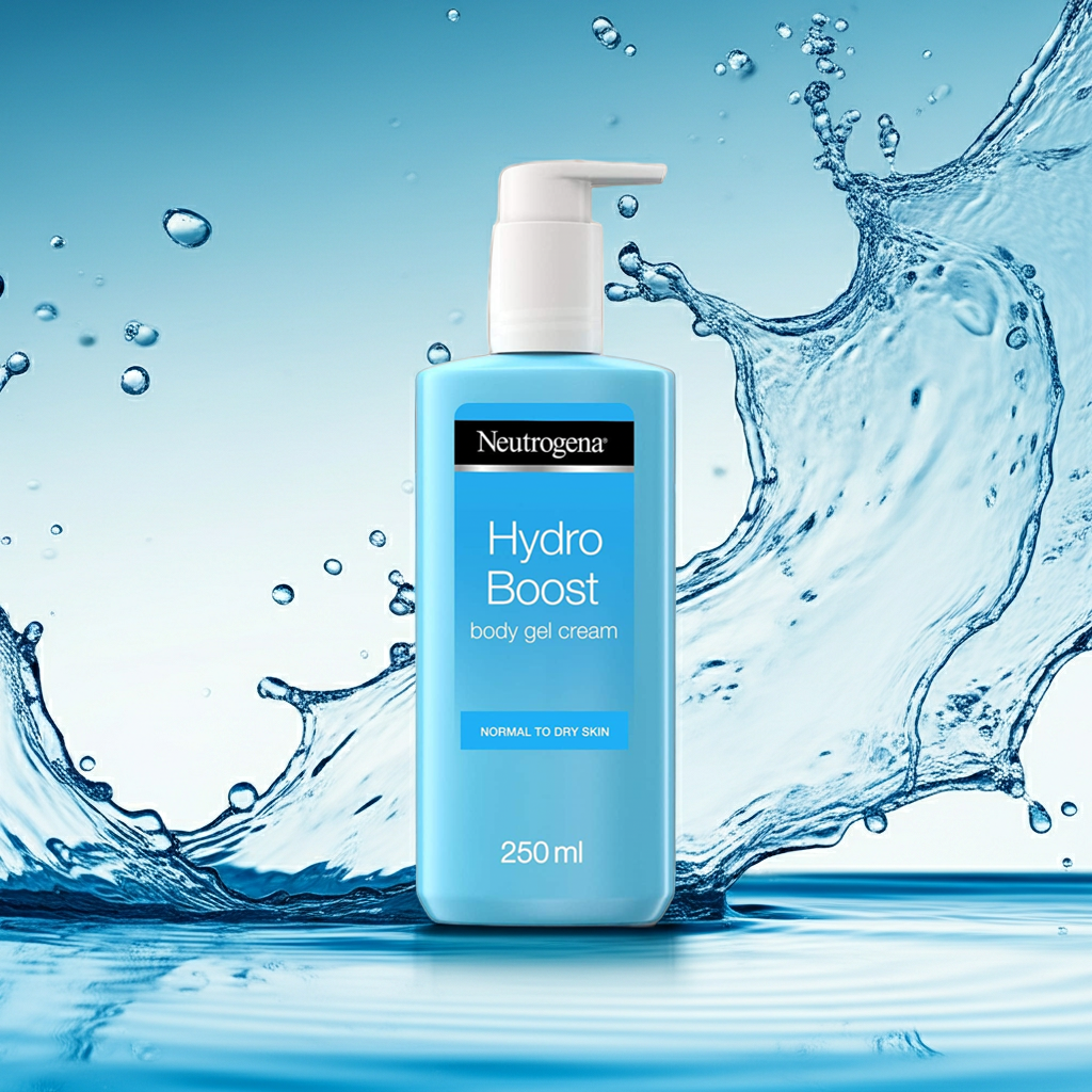 Neutrogena Hydro Boost Body Gel Cream – Hydrating, Lightweight Moisturizer with Hyaluronic Acid